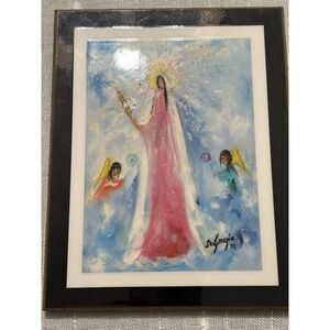 Vintage Virgo, the Virgin by Ted De Grazia The Love Plaque Zodiac 5.5x7"
